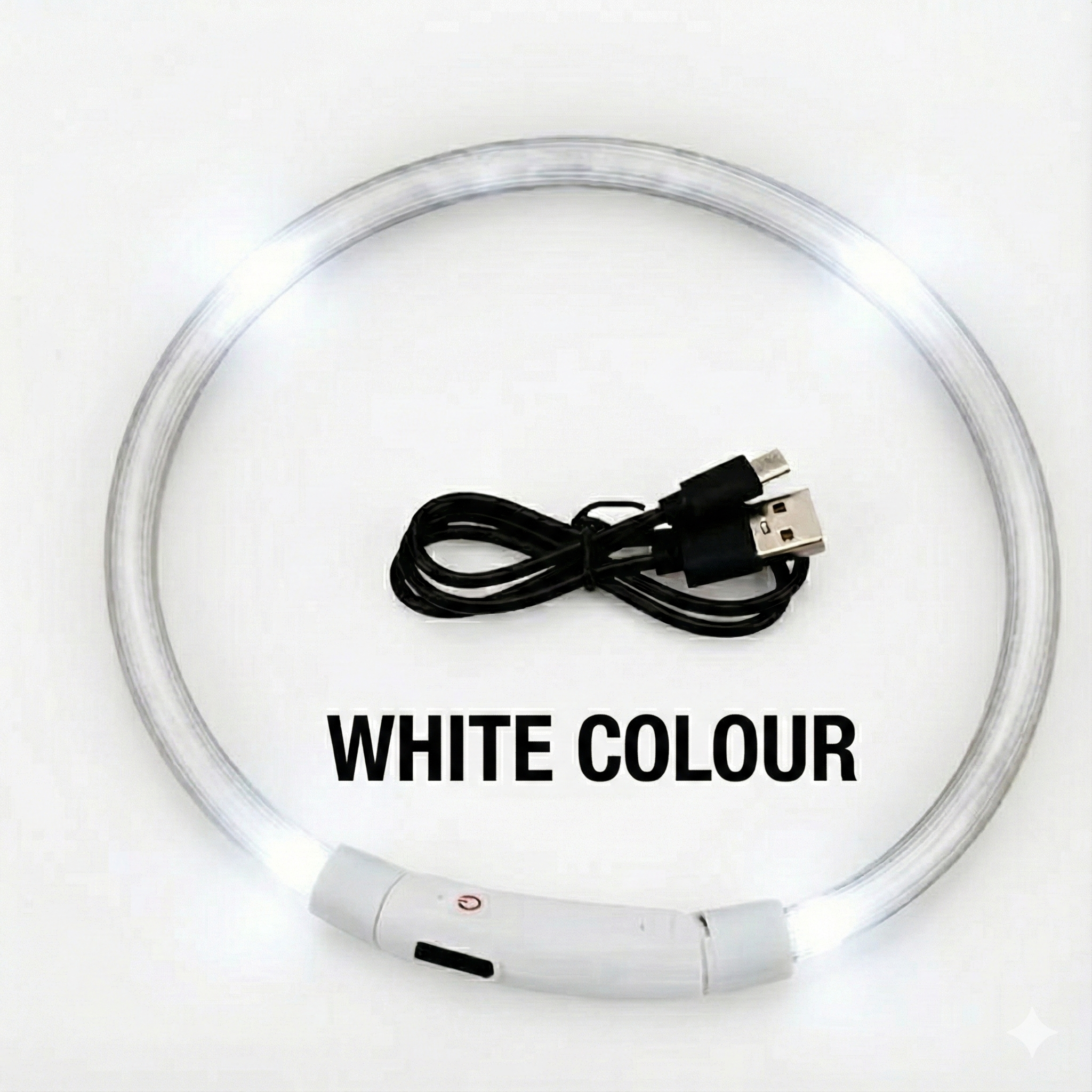 LED Dog Collar Rechargeable Adjustable Size