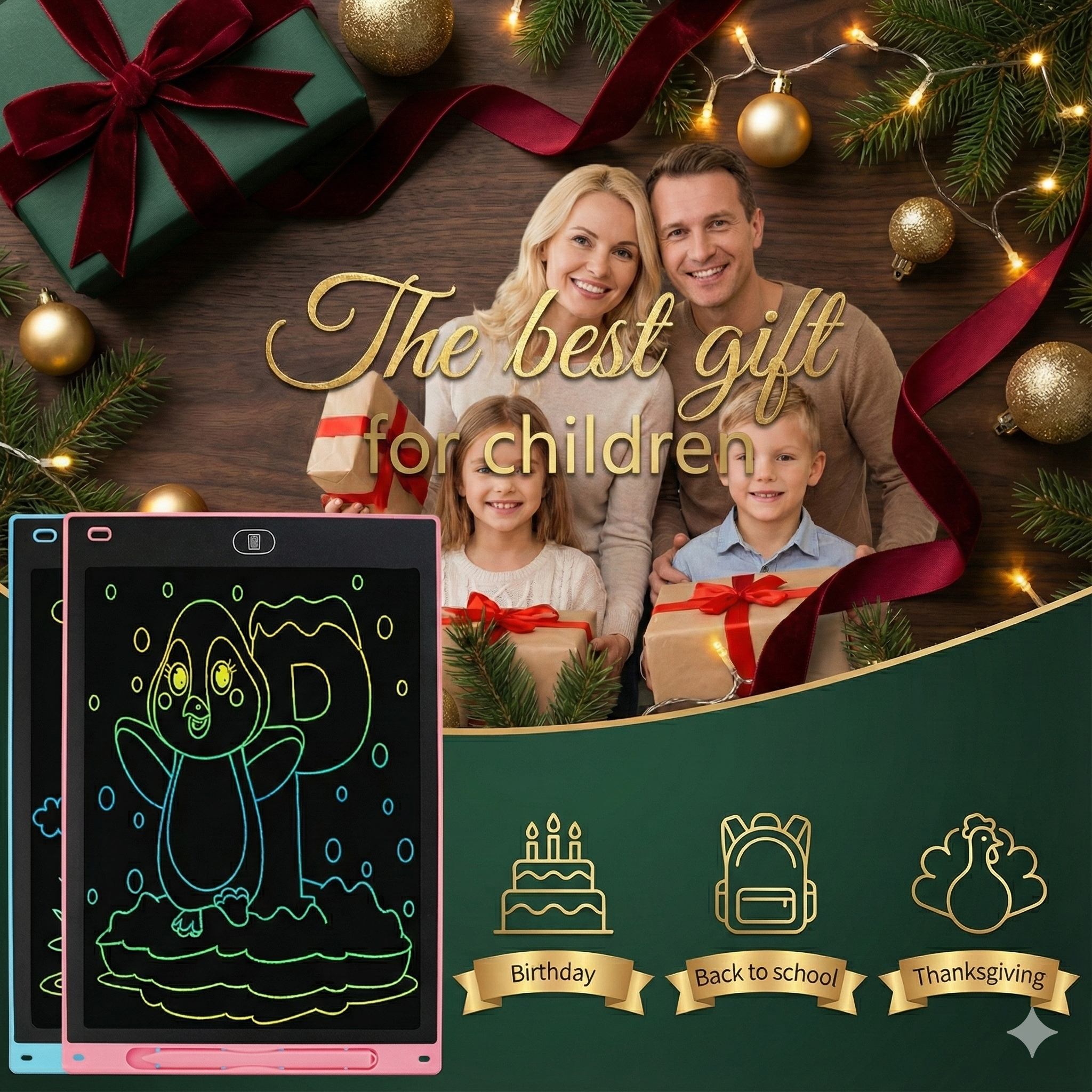 Kid Educational 8.5 Inch LCD Writing Board