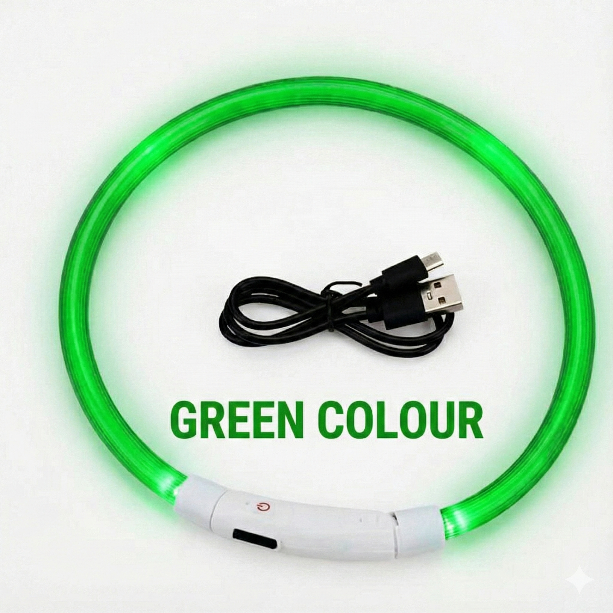 LED Dog Collar Rechargeable Adjustable Size